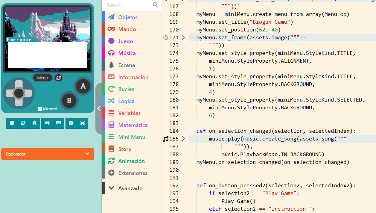 Videojuegos creados por estudiantes