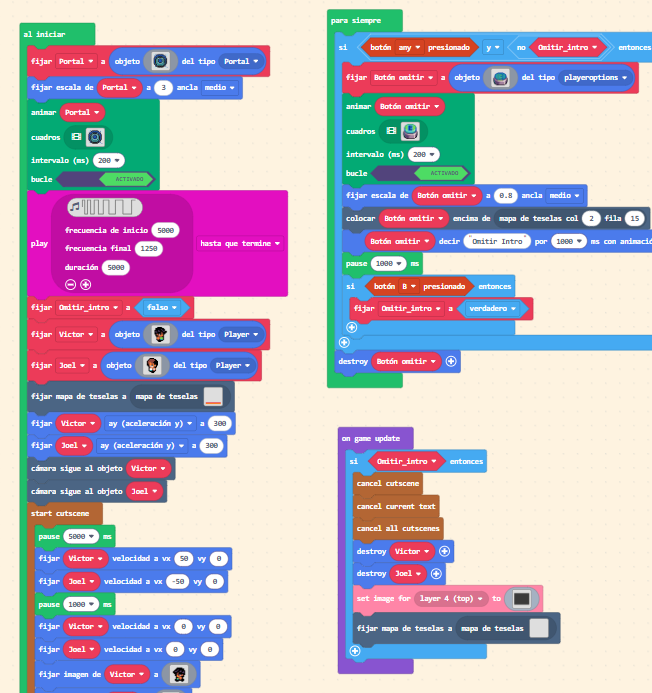 Videojuegos creados por estudiantes